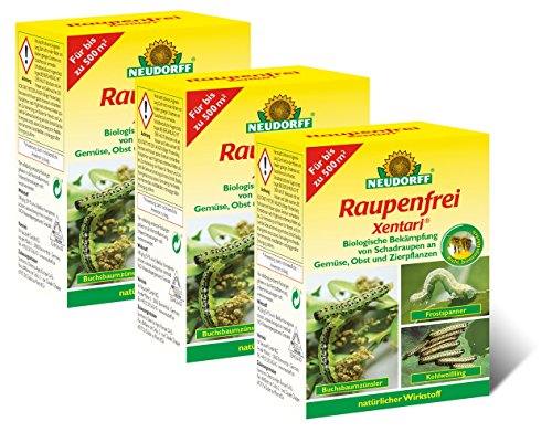 Neudorff Raupenfrei Xentari 75g gegen Buchsbaumzünsler an Buchsbäumen Megapack