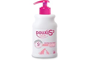 DOUXO S3 Calm Shampoo |für Hunde und Katzen | Pflege für juckende, gereizte und empfindliche Haut | hautberuhigend und feuchtigkeitsspendend | ideal für Allergiker & allergische Tiere | 200 ml