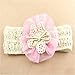 Große Blume Haarband Stirnband Trägerlos Kopftuch Fotografie Prop Für Baby Mädchen Rosa
