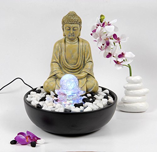Feng Shui Wasserspiel mit multicolor Beleuchtung LR39730
