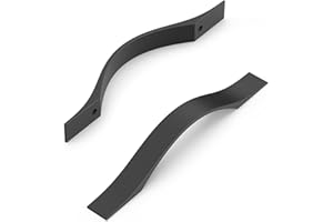 FURNIWARE 10 piezas de tiradores para armarios, tiradores para muebles negros de 96 mm de distancia entre agujeros, tiradores para cocina, tiradores para muebles, tiradores para cajones de cocina