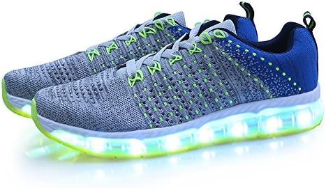 Women's LED Light up Shoes USB Charging Fashion Shoes Flashing Sneakers for Men