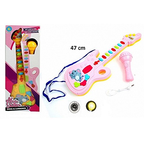 Preisvergleich Produktbild GITARRE 40CM MIT MIKRO 36433