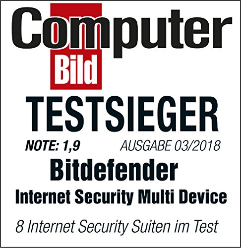 Bitdefender total Security 2018 - 5 dispositivos MultiPlataforma  Android  iOS  Mac  Windows 