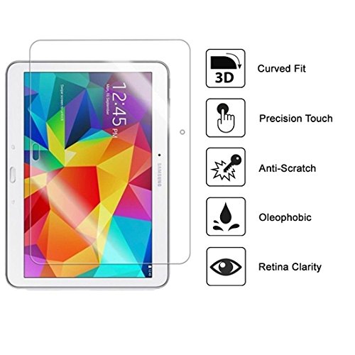 Samsung Galaxy Tab 4 10.1 inch Schutzfolie, EasyULT Samsung Galaxy Tab 4 10.1 inch Panzerglas Kristallklare Gehärtete Glas Schutzfolie(Panzerglas) - 2
