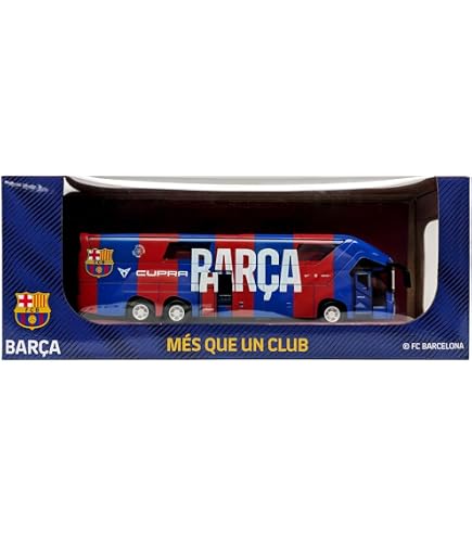 BANDAI Eleven Force – Bus FC Barcelone Rétrofriction échelle – Figurine Collection Football