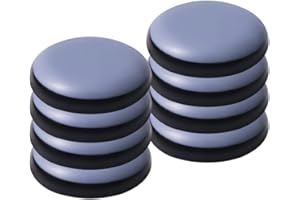 HICYCLE2 Teflongleiter Selbstklebend Profi Möbelgleiter/Teppichgleiter PTFE Rund&Quadratisch (8, kreisförmig,30mm)