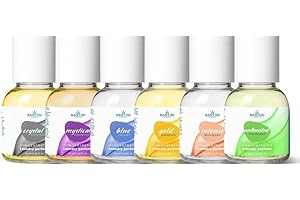 ‎SANTINI SANTINI Wäscheparfüm für Frischen und Langanhaltenden Duft - Wäscheduft für Alle Textilien Geeignet, Hergestellt in EU aus Französischen Premiumölen (6x50ml, Kleines Set)