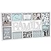 Produktbild Siehe Beschreibung XXL Bilderrahmen Collage mit Schriftzug Family für 10 Fotos 73x38cm • Fotorahmen Rahmen Kinderbilderrahmen Bildergalerie