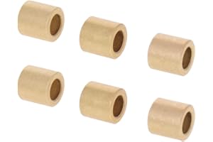 Othmro 6 Pcs Self Lubricating Oil Bearing Sleeves Sleeves Powder Metallurgical Tin Bronze 6mm Bore x 10mm OD x 10mm Length