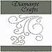 2 Clear Swirls Diamante Self Adhesive Rhinestone Body Vajazzle Gems - created exclusively for Diamante Crafts