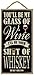 Produktbild ChristmasSign You'll be My Glass of wineHolzschild zum Aufhängen, Aufschrift I'm be Your Shot of Whiskey, Blake Shelton