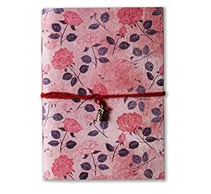 SPcreation Classic Rose Flowers Handmade Diarie(12.7cm x 17.78 cm)(94 pages)