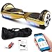 Produktbild Smartway Hoverboard 6, 5 Zoll 600W mit Bluetooth Motion V.5 Balance Scooter, Gold Chrome, S