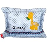 Giraffe Mini Kuschelkissen mit Namen