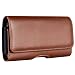 Produktbild Mopaclle iPhone 8 Gürtelclip Hülle Premium Leder Holster Handytasche Gürteltasche Schutzhülle Case mit ID Card Slots für Apple iPhone 7,iPhone 6SSamsung Galaxy A5,Galaxy J3,Galaxy S7,S6,S5 - Braun
