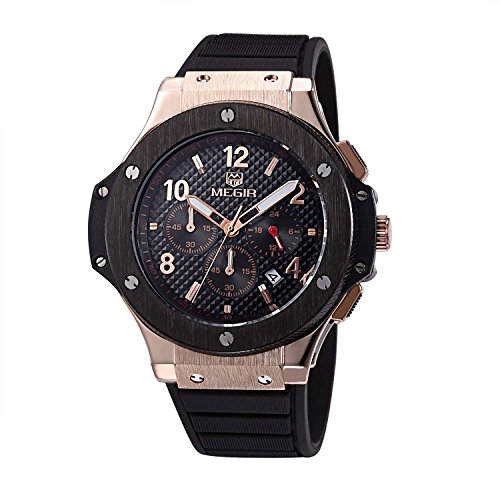 Baogela Herren Quarz Uhren Casual Chronograph Analog Display Armbanduhr Baogela Herren Quarz Uhren Casual Chronograph Analog Display Armbanduhr