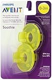 AVENT SOOTHIE - 2x Schnuller (GELB) 0/3 Monate aus USA
