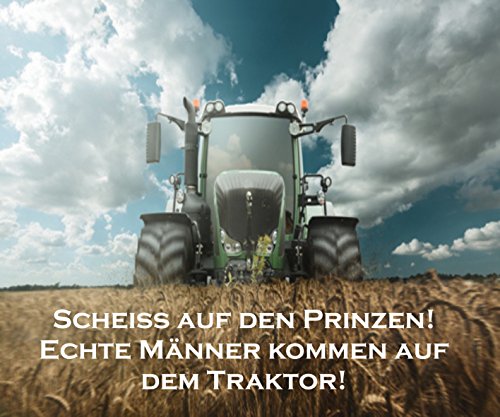 Mousepad / Mauspad " Scheiss auf den Prinzen echte Männer kommen im Traktor " Mousepad - lustige mousepads - Geschenkartikel - Computerzubehör