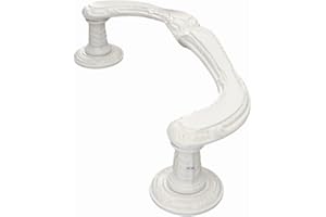 HAEUSLER-SHOP Haustür Stossgriff 3330 Weiss 245 mm Türgriffe Türbeschlag Griffstange