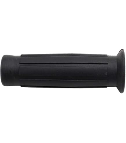 Revêtement/poignée scooter/cyclo aspect cross jaune 115mm (x2