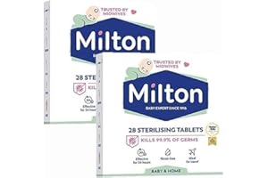 MiltonBaby Sterilising 28 Tablets Pack of 2 with Welari Thank You Card | (2pack) (56tabs)