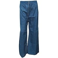 Mogul Interior Boho Trouser Pajamas Hippi Blue Harems Hip-hop Gypsy Palazzo Pants