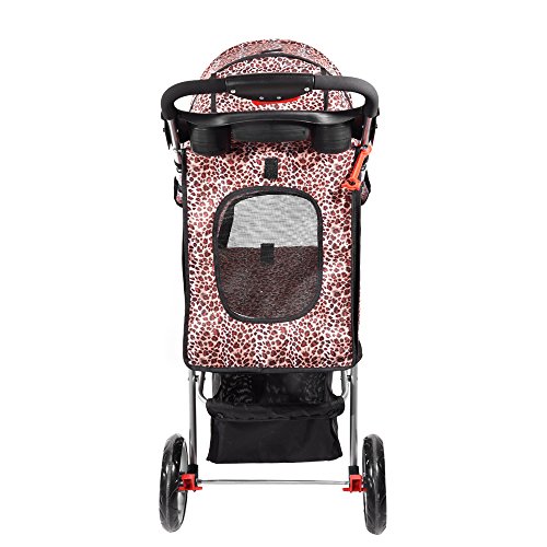 Panana-New-Pet-Travel-Stroller-Cat-Dog-Pushchair-Trolley-Puppy-Jogger-Carrier-Three-Wheels