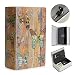 Produktbild SAFETYON Buchsafe mit Schlüssel, Feuerfest Geldkassette Buch, Vintage Buchtresor als Roman, Book Safe 18 X 11.7 X 5.5cm Butterfly