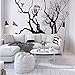 Produktbild Wuyyii Benutzerdefinierte Europäischen Fototapeten Tapeten Tiere Vogel Schwarz Weiß Künstlerische Baum 3D Raum Tapete Rollen Landschaft Wandmalereien-350X250CM