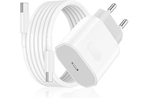 ANVSI 40W USB C Ladegerät Ladekabel für iPhone 17/17 Pro/17 Pro Max/17 Air, iPhone 16/15, USB C Adapter Schnellladegerät Netzteil Stecker mit 2M Schnellladekabel