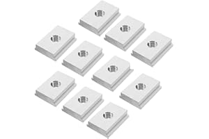 belupai 10pcs M8 T-Track Tuerca deslizante T Tuerca de ranura para herramientas de carpintería