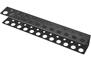 Zeroupshop Screwdriver Organizer Wall Mounted Storage Rack 23 Holes for Screwdrivers and Pliers Tool Holder for Garage Workshop