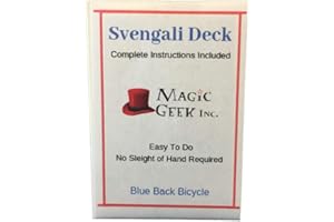 MAGIC GEEK, INC. Baraja Svengali Bicycle - Dorso Azul