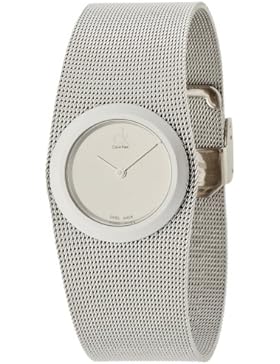 Calvin Klein Damen-Armbanduhr Analog Quarz Edelstahl K3T23126