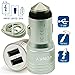 Produktbild VONKY 2,1A + 1A Dual Port KFZ Hammer Auto Ladegerät Autoladegerät mit 2 in 1 Micro-USB Android und iOS Kabel - Silber