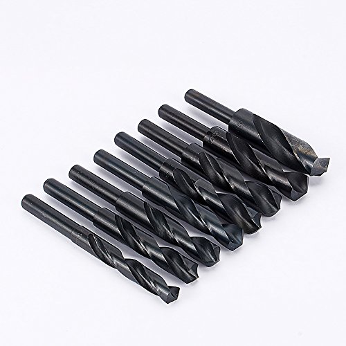 ZJchao 8 Stücke Metallbohrer Spiralbohrer Handspiralbohrer HSS 4241 14 – 25 mm - 4
