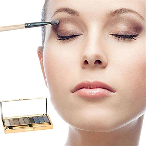 Merssavo 9 Farben Lidschatten Palette Professional für Alltag, Hochzeit, Party, Cocktail(Farbe 5) - 2