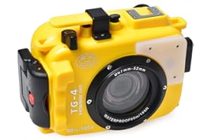 SEA FROGS Do Olympus TG-3/TG-4 żółty 195FT/60 m Seafrogs podwodny aparat wodoodporna obudowa do nurkowania