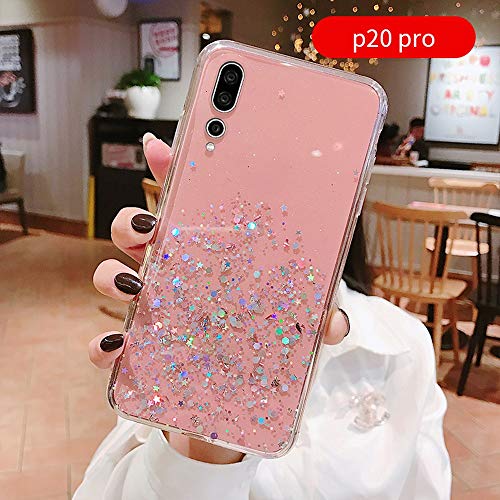 Preisvergleich Produktbild SOOCX Huawei p30pro klar telefon case persönlichkeit mädchen p30 fallschutz abdeckung planet weibliche modelle p20 all inclusive telefon abdeckung p20pro kreative transparente softshell ultradünne cas