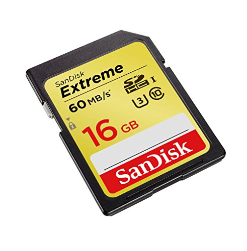 SanDisk Extreme SDHC 16GB bis zu 60 MB/Sek, Class 10, U3 Speicherkarte - 3