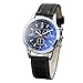 Produktbild Altsommer Herren Uhren Freizeit Watch aus Leder mit Blaues Glas Zifferblatt,Dornschließe,Farbige Sportuhr Armbanduhr,Sport Watch Damen Herren Analog Quarz Uhr,20 mm Bandbreite (C)