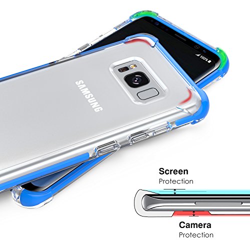 MoKo Samsung Galaxy S8 Funda - Flexible Case de Amortiguaci n TPU de Choque-Absorci n con Anti-ara azos Transparente Duro Back Cover para Samsung Galaxy S8 2017 5 8 Pulgadas Azul reviews MoKo Samsung Galaxy S8 Funda - Flexible Case de Amortiguaci n TPU de Choque-Absorci n con Anti-ara azos Transparente Duro Back Cover para Samsung Galaxy S8 2017 5 8 Pulgadas Azul