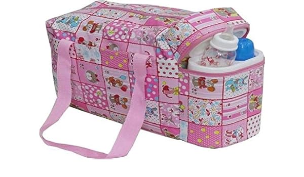 pink designer diaper bag