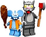 Lego Simpsons Itchy and Scratchy minifigures (loose) - Simpsons