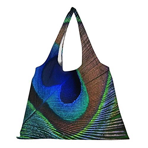 Snoogg Peacock Real Womens Jhola Shape Tote Bag RS.299 (63.00% Off) - Amazon