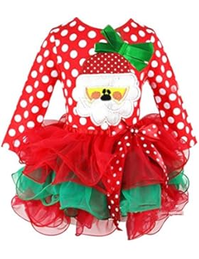 Patgoal Baby Mädchen Weihnachten Kleidung Weihnachtskostüm Baby Kleider