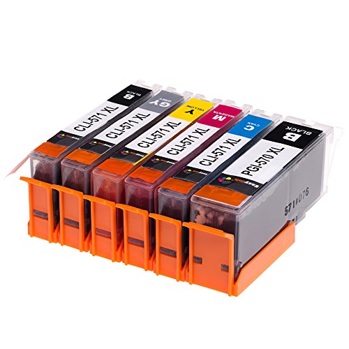 6 kompatible EasyInk XL Patronen ersetzen PGI 570 XL CLI 571 XL für Canon Pixma MG7700 MG7750 MG7751 MG7752 MG7753 - 2