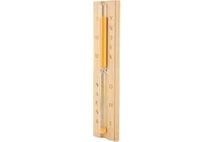 ANNADUE Sauna Hourglass Sand Timer - 15 Minutes Timing Hourglass, Sand Timer, for Sauna Room, Home Sauna Room, Office, Restaurant, etc, Easy to Install.