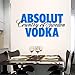 Produktbild wandaufkleber 3d Wandtattoo Wohnzimmer Wodka Restaurant Küche absolut Land von Schweden Wodka Home Decor